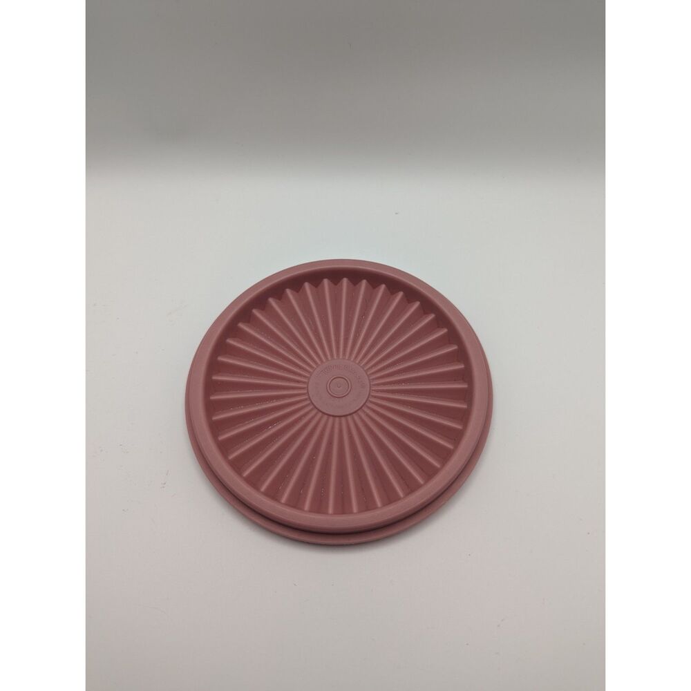 Vintage‎ Tupperwar 812-21 Rose Pink 5 inch replacement lid